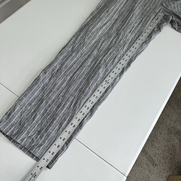 Gerry Weber Womens Pants 18 Blue 100% Linen Striped Trouser Beachy Nautical - Picture 5 of 14